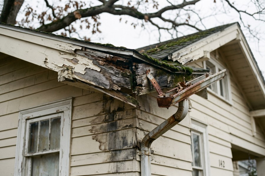 Homeowner reviewing annual maintenance budget and repair checklist at kitchen table