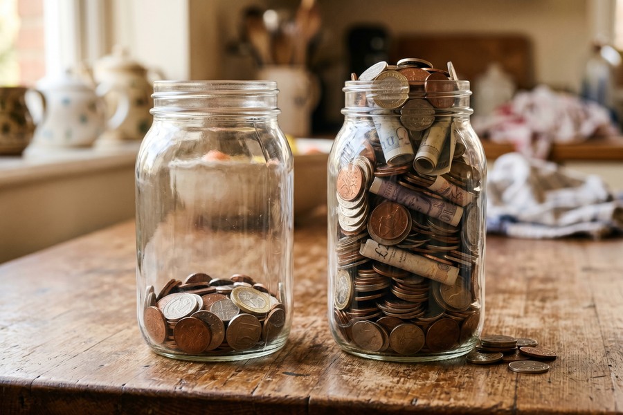 Side-by-side comparison of loan costs with strong versus weak co-borrower profiles