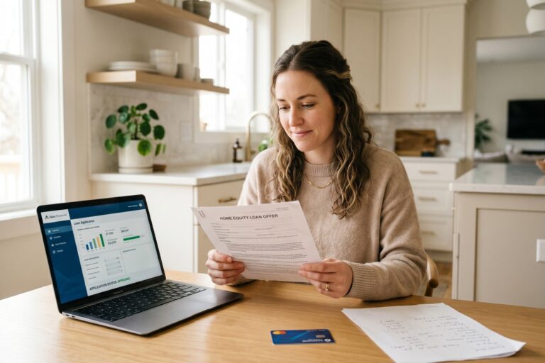 Side-by-side comparison chart of online debt consolidation loan vs balance transfer credit card costs and interest rates