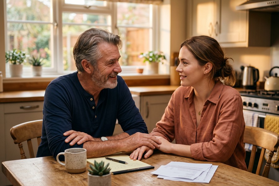 Step-by-step visual of a 90-day borrower profile improvement plan with key milestones