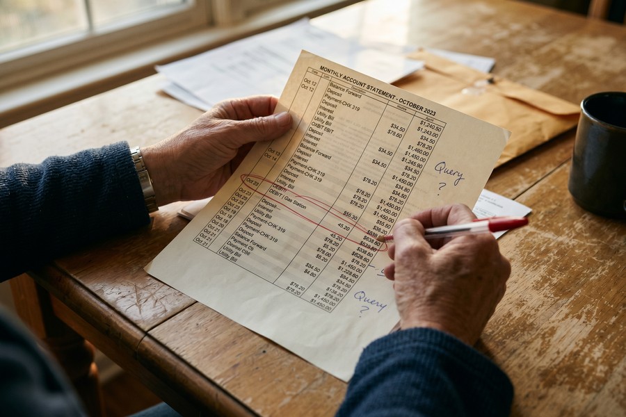 Homeowner reviewing online loan offers on laptop with contractor quote documents on table