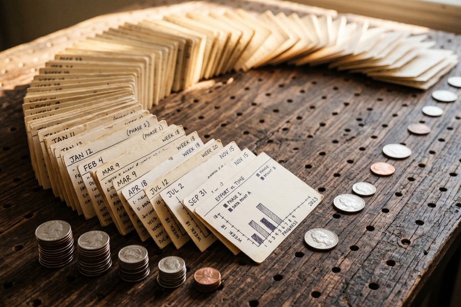 Bar chart comparing minimum payment timeline versus accelerated payoff with extra monthly contributions