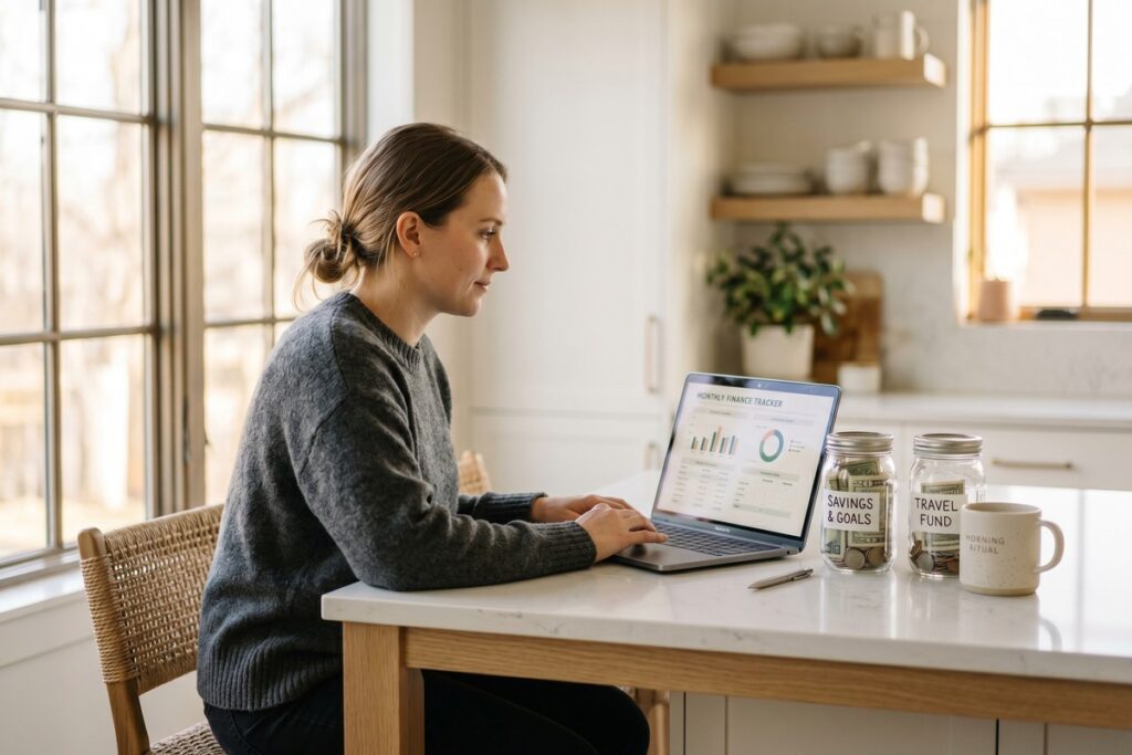 Side-by-side comparison of a liquid savings account and a money market account for emergency fund storage