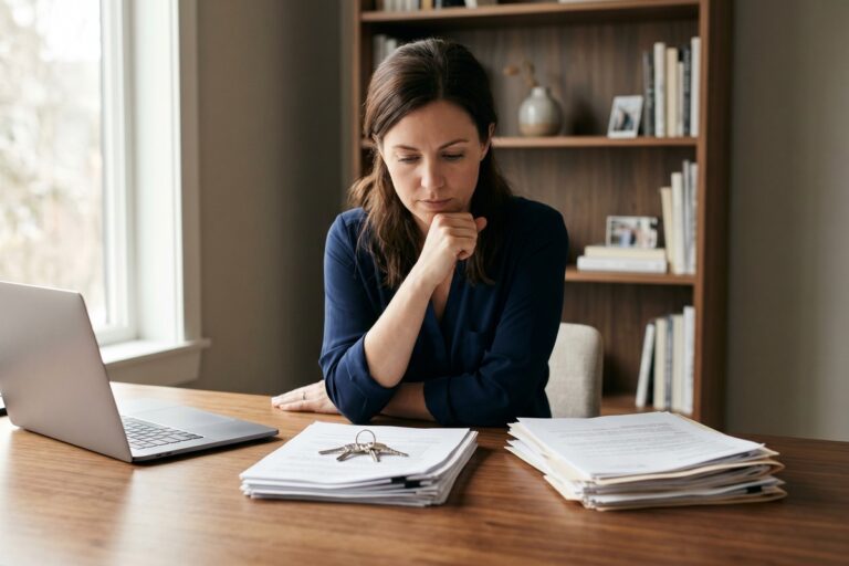 Side-by-side comparison of secured and unsecured online loans with collateral symbols and loan documents