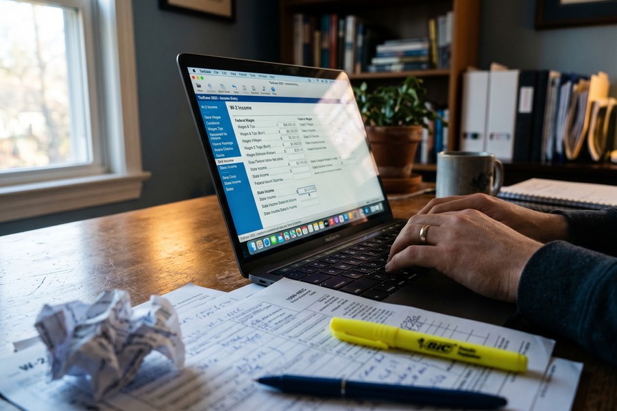 Screenshot-style illustration of IRS Form 1040 Schedule 1 showing Line 21 student loan interest entry