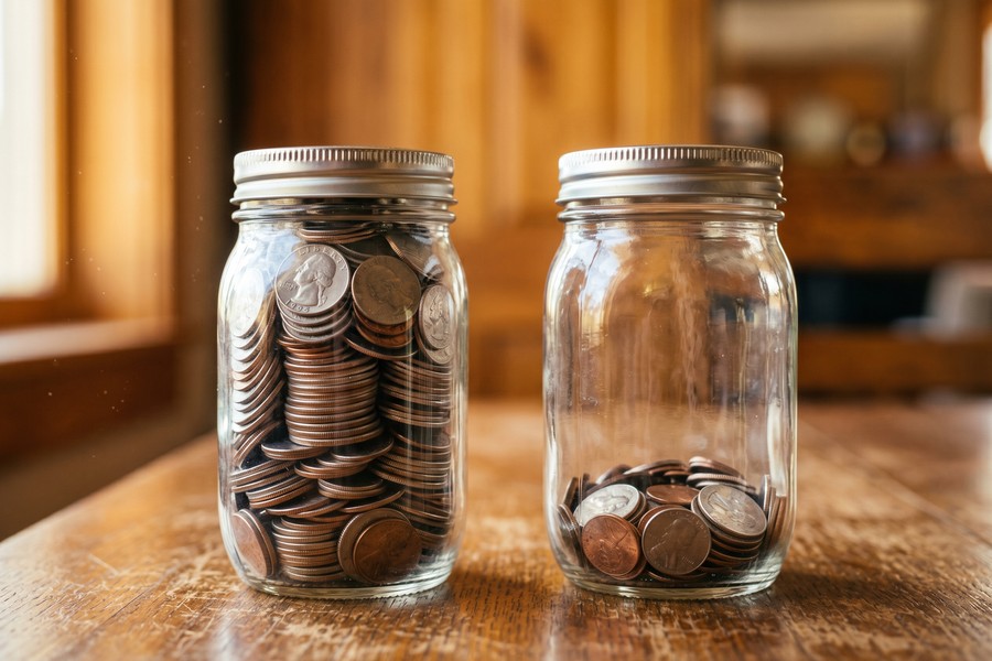 Bar chart comparing total interest paid at 6%, 7%, and 8% on a $30,000 10-year student loan