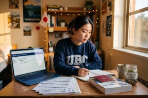 International student reviewing student loan options to finance a US college degree