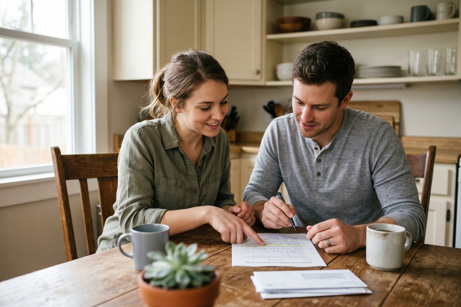 Side-by-side comparison of federal and private student loan features for married borrowers