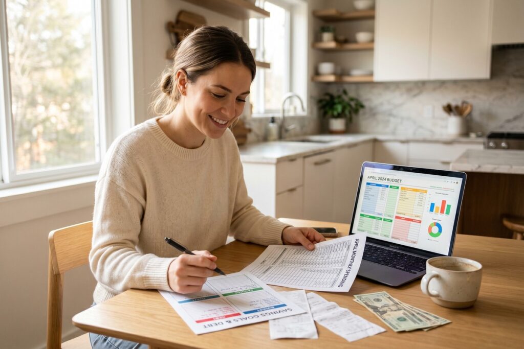 Side-by-side comparison chart of zero-based budgeting versus the 50/30/20 budgeting rule
